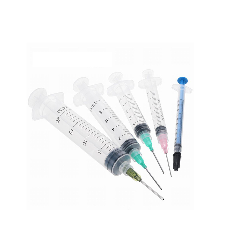 Various types of syringes