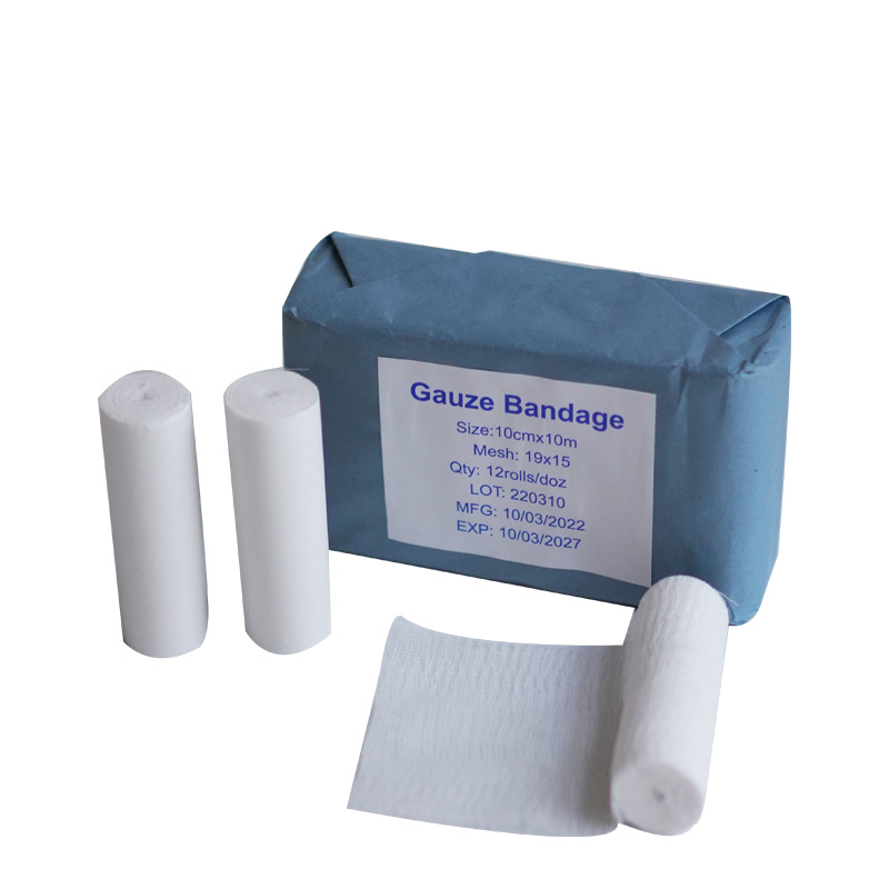 Gauze bandage roll packaging