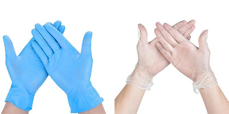 Nitrile Gloves vs. Vinyl Gloves