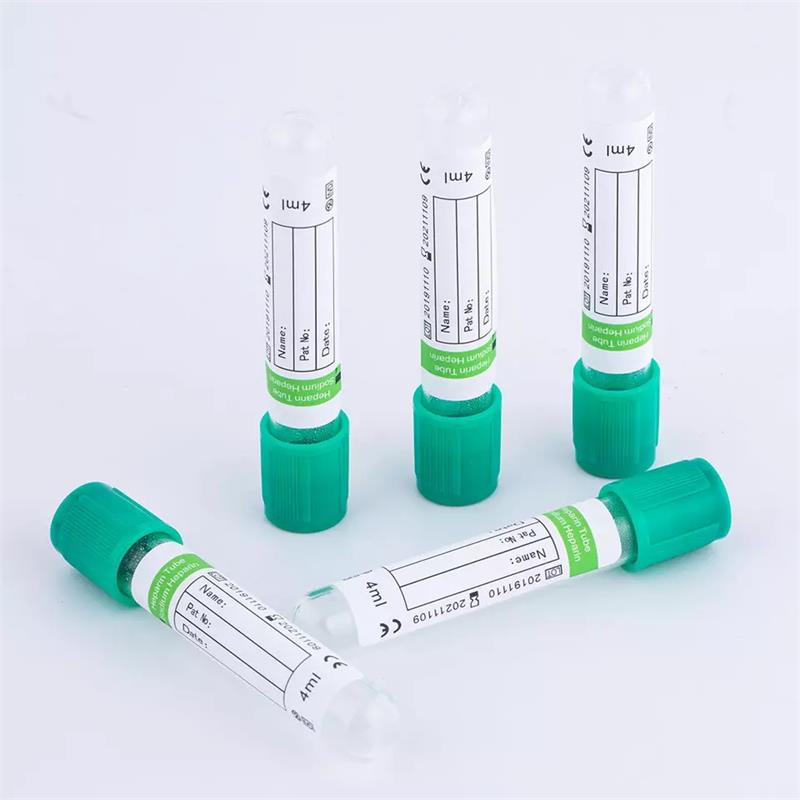Green Blood Collection Tube – Heparin Anticoagulant Tube