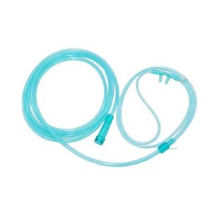 blue nasal oxygen cannula