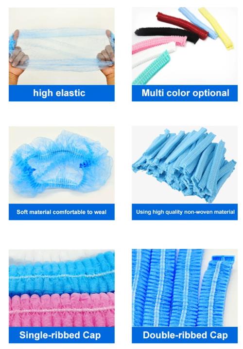 Types of Disposable Nonwoven Caps